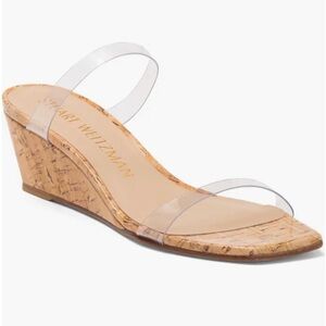 New Stuart Weitzman Aleena 50 Wedge Sandals size 8.5